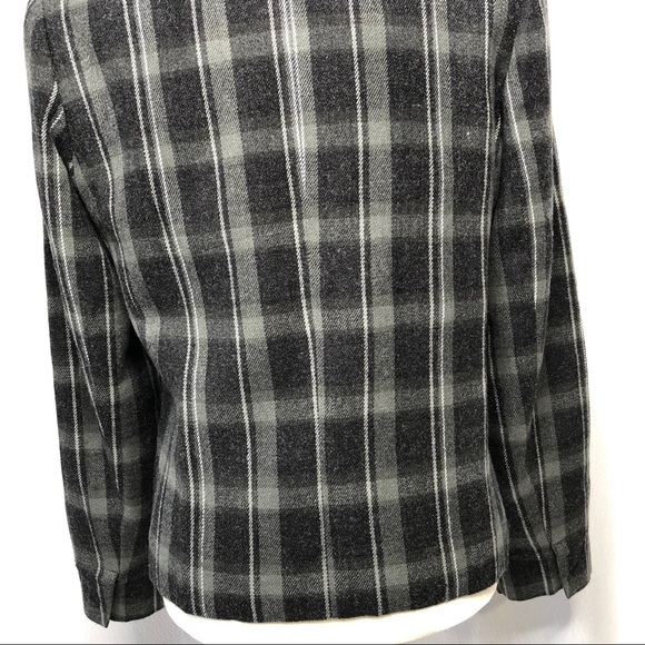 Jones Wear Studio Gray Plaid Jacket/Blazer - Picture 6 of 8